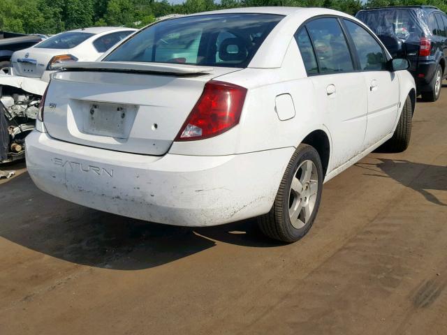 1G8AL55F06Z136942 - 2006 SATURN ION LEVEL WHITE photo 4
