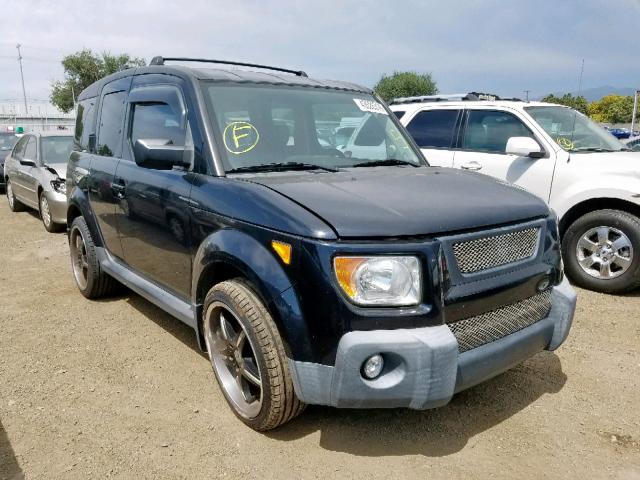 5J6YH28716L022194 - 2006 HONDA ELEMENT EX BLACK photo 1