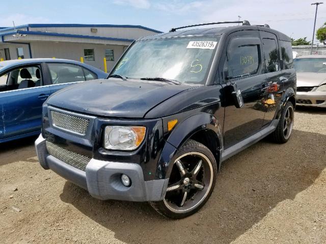 5J6YH28716L022194 - 2006 HONDA ELEMENT EX BLACK photo 2