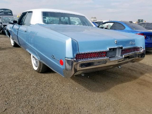 482699H350242 - 1969 BUICK ELECTRA BLUE photo 3