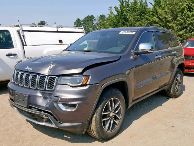 1C4RJFBG8HC885379 - 2017 JEEP GRAND CHER GRAY photo 2