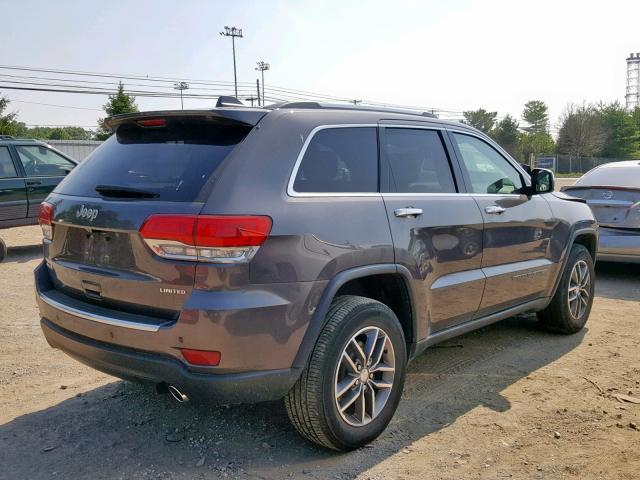 1C4RJFBG8HC885379 - 2017 JEEP GRAND CHER GRAY photo 4