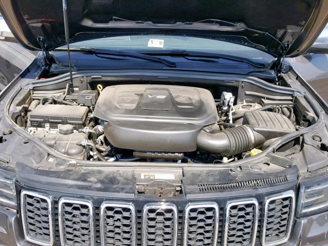 1C4RJFBG8HC885379 - 2017 JEEP GRAND CHER GRAY photo 7