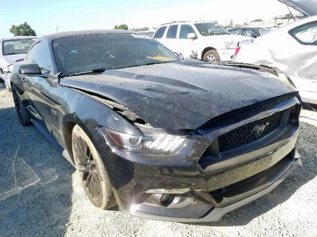 1FA6P8CF6H5281620 - 2017 FORD MUSTANG GT BLACK photo 1