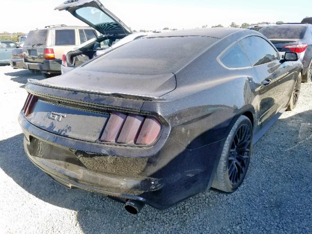 1FA6P8CF6H5281620 - 2017 FORD MUSTANG GT BLACK photo 4