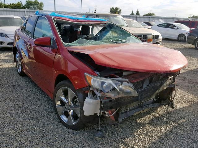 4T1BF1FK4CU619697 - 2012 TOYOTA CAMRY BASE RED photo 1
