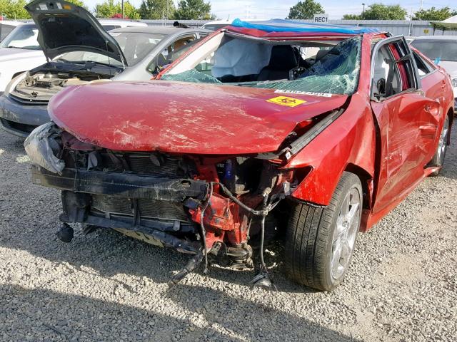 4T1BF1FK4CU619697 - 2012 TOYOTA CAMRY BASE RED photo 2