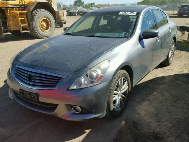 JN1CV6AR0AM453935 - 2010 INFINITI G37 CHARCOAL photo 2