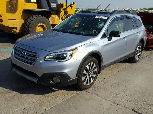 4S4BSENC9F3228035 - 2015 SUBARU OUTBACK 3. SILVER photo 2