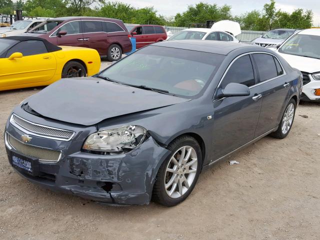 1G1ZK57798F179738 - 2008 CHEVROLET MALIBU LTZ ნაცრისფერი ფოტო 2