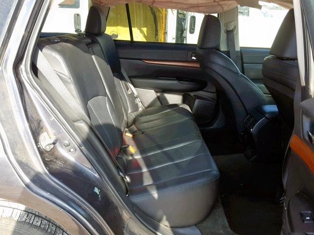 4S4BRDPC0D2300522 - 2013 SUBARU OUTBACK 3. GRAY photo 6