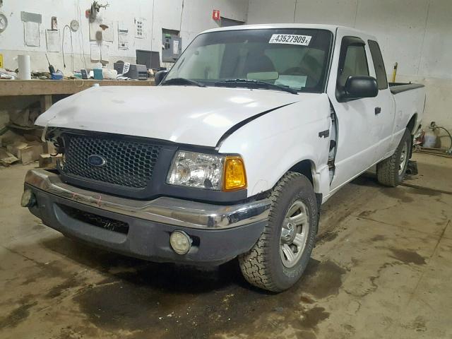 1FTYR14D42PB11320 - 2002 FORD RANGER SUP WHITE photo 2