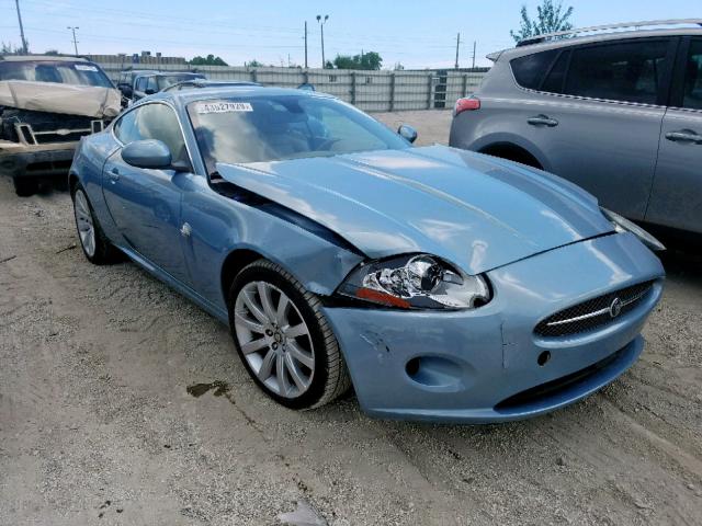 SAJWA43B875B11893 - 2007 JAGUAR XK BLUE photo 1