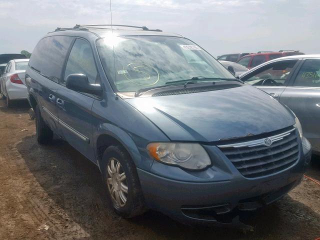 2C4GP54L85R542682 - 2005 CHRYSLER TOWN & COU BLUE photo 1