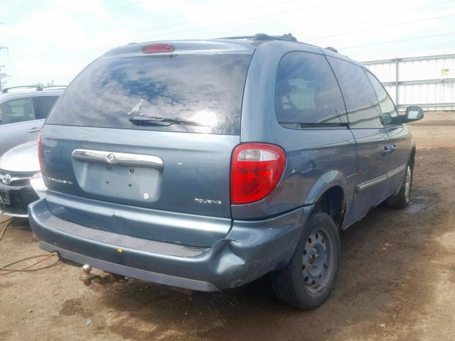 2C4GP54L85R542682 - 2005 CHRYSLER TOWN & COU BLUE photo 4