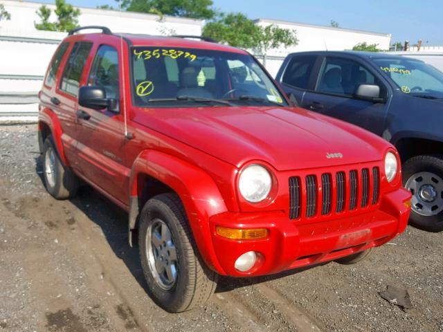 1J4GL58K02W313097 - 2002 JEEP LIBERTY LI RED photo 1