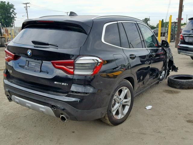 5UXTR7C52KLR39878 - 2019 BMW X3 SDRIVE3 BLACK photo 4