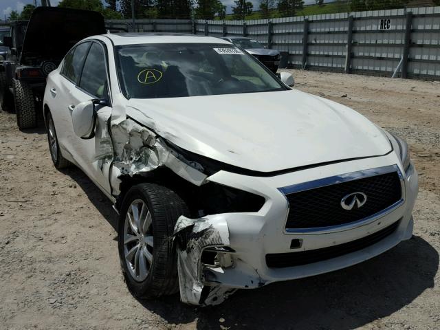 JN1BV7AR6EM691506 - 2014 INFINITI Q50 BASE WHITE photo 1