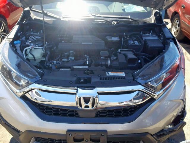 7FARW2H81JE022558 - 2018 HONDA CR-V EXL SILVER photo 7