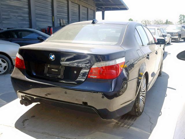 WBANW53578CT54355 - 2008 BMW 550 I BLACK photo 4