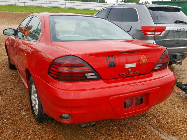 1G2NF52E73C283126 - 2003 PONTIAC GRAND AM S RED photo 3