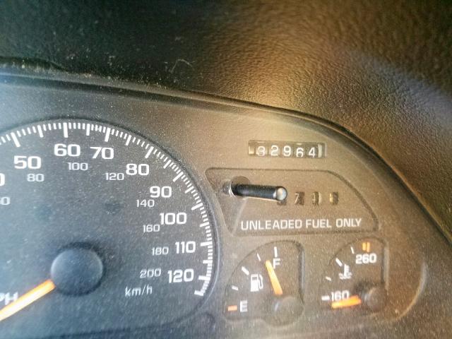 2G1FP22KXT2144814 - 1996 CHEVROLET CAMARO BAS შავი ფოტო 8