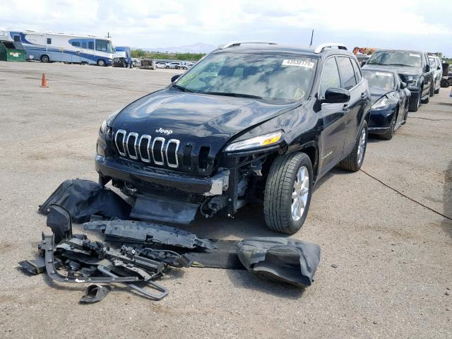 1C4PJMDB4HW536795 - 2017 JEEP CHEROKEE L BLACK photo 2