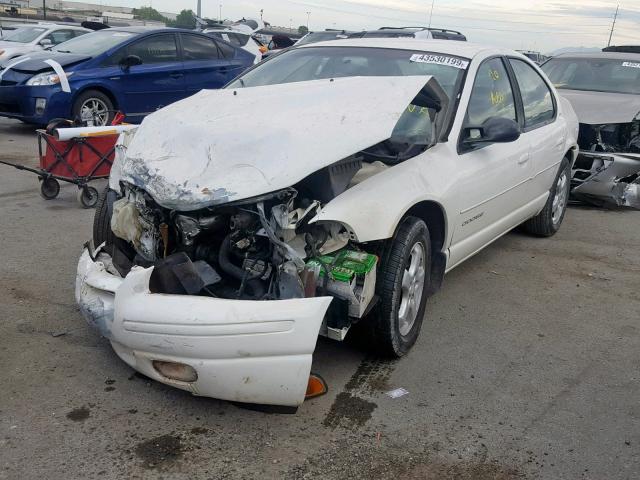 1B3EJ56H3YN208192 - 2000 DODGE STRATUS ES WHITE photo 2