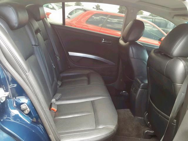 1N4BA41E17C866411 - 2007 NISSAN MAXIMA SE BLUE photo 6