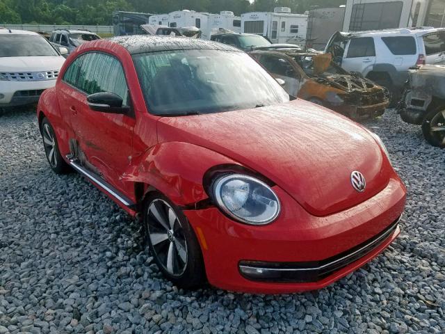 3VWV67AT4DM609405 - 2013 VOLKSWAGEN BEETLE TUR RED photo 1