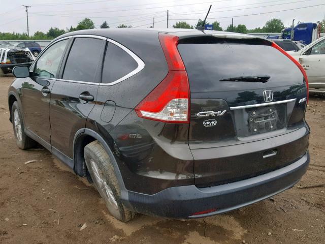 5J6RM4H59DL027070 - 2013 HONDA CR-V EX BROWN photo 3