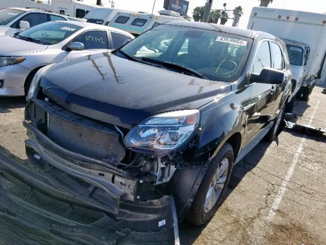 2GNALBEK2H1608725 - 2017 CHEVROLET EQUINOX LS BLACK photo 2