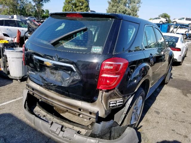 2GNALBEK2H1608725 - 2017 CHEVROLET EQUINOX LS BLACK photo 4