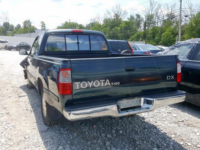 JT4VD12E6S0012620 - 1995 TOYOTA T100 XTRAC GREEN photo 3