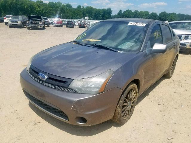 1FAHP3GN4AW159951 - 2010 FORD FOCUS SES GRAY photo 2