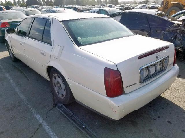 1G6KD54Y32U213789 - 2002 CADILLAC DEVILLE WHITE photo 3