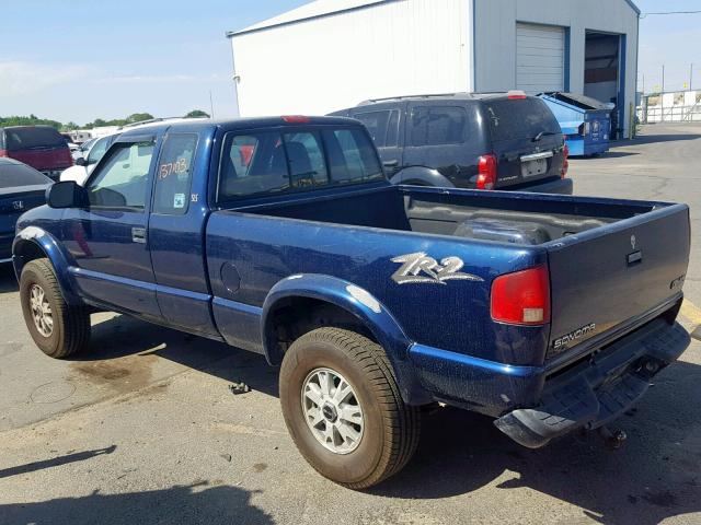 1GTCT19X338155965 - 2003 GMC SONOMA BLUE photo 3