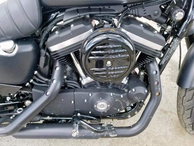 1HD4LE218KC426045 - 2019 HARLEY-DAVIDSON XL883 N BLACK photo 7