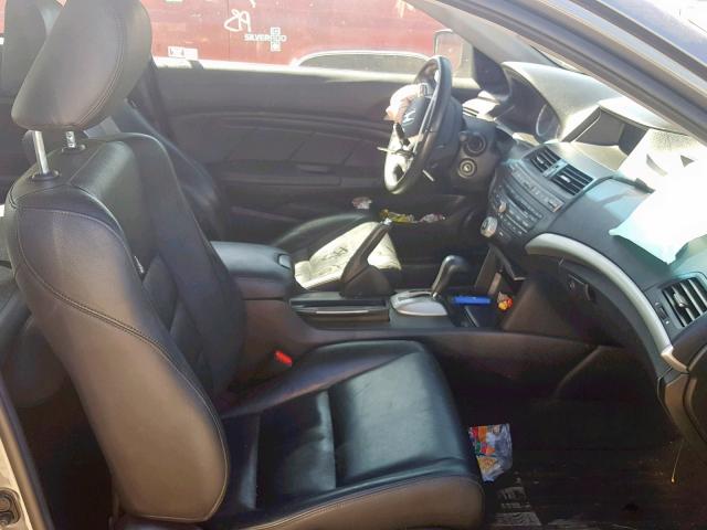 1HGCS2B86CA003863 - 2012 HONDA ACCORD EXL GRAY photo 5