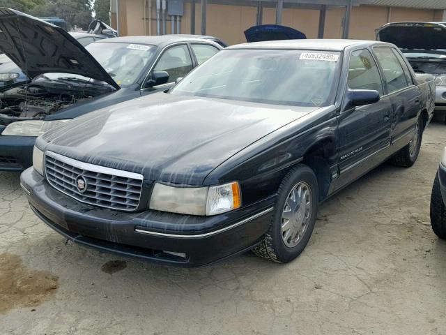 1G6KF5496WU799770 - 1998 CADILLAC DEVILLE CO BLACK photo 2