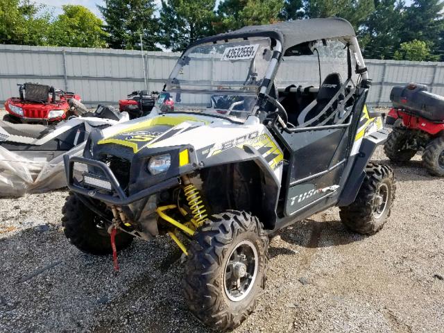 4XAVE7EA6EF270380 - 2014 POLARIS RZR 800 S WHITE photo 2