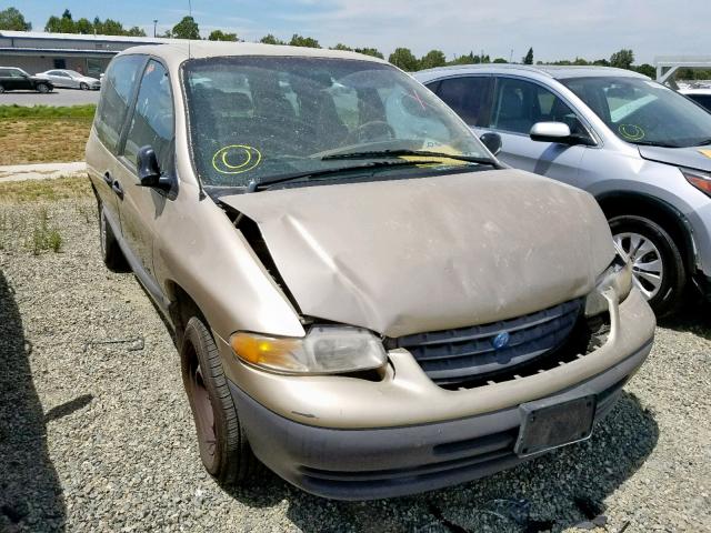 2P4GP45R4WR620949 - 1998 PLYMOUTH VOYAGER SE GOLD photo 1
