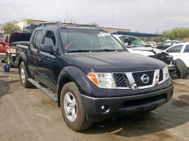 1N6AD07U46C434704 - 2006 NISSAN FRONTIER C BLACK photo 1