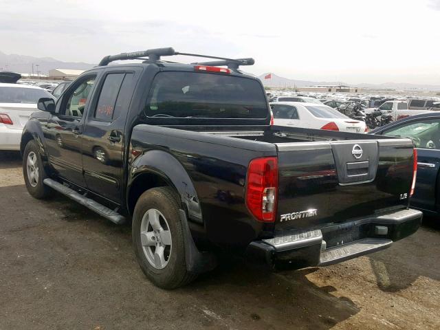 1N6AD07U46C434704 - 2006 NISSAN FRONTIER C BLACK photo 3