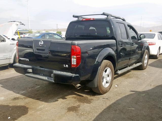 1N6AD07U46C434704 - 2006 NISSAN FRONTIER C BLACK photo 4