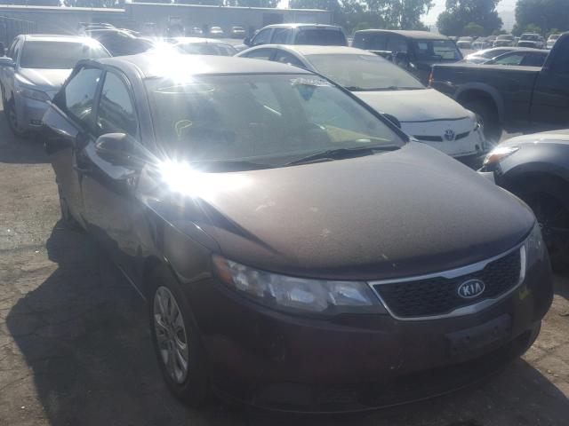 KNAFU4A27B5319307 - 2011 KIA FORTE EX BURGUNDY photo 1