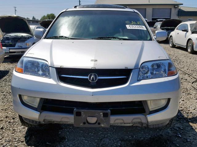 2HNYD18863H526716 - 2003 ACURA MDX TOURIN SILVER photo 9