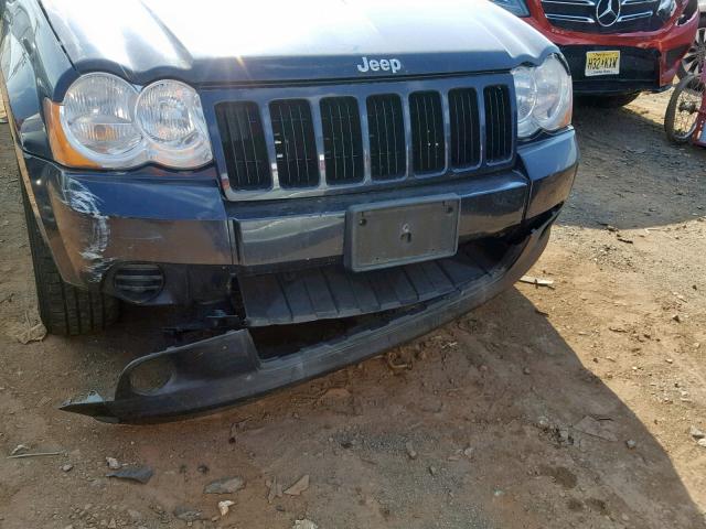 1J8GR48K88C219700 - 2008 JEEP GRAND CHER BLUE photo 9