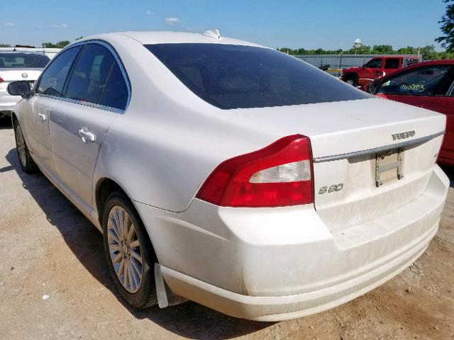 YV1AS982481057102 - 2008 VOLVO S80 3.2 WHITE photo 3