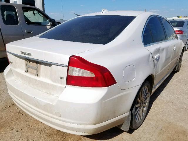 YV1AS982481057102 - 2008 VOLVO S80 3.2 WHITE photo 4